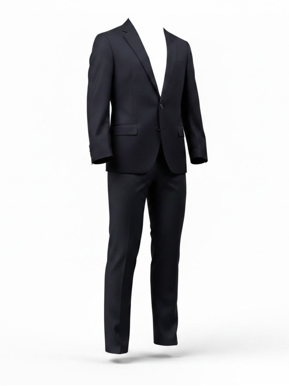 J.Crew Ludlow Slim Men’s Dark Navy Suit 42R / 32x30 Duca Visconti Italian Fabric